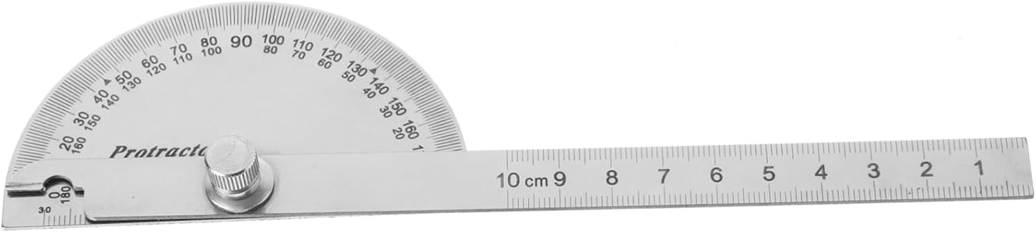 Vaguelly Woodworkers Multi Angle Protractor Ruler Measuring Tool with Locking Mechanism for Accurate Woodworking and Construction Projects