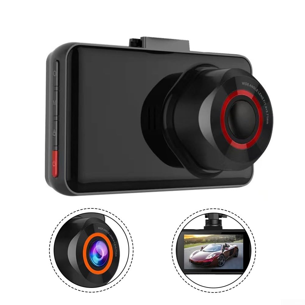 4K Dual Dash Cam anteriore posteriore per visione notturna modalità parcheggio 4K | 4K per ultra , registrazione a doppio obiettivo, visione a 170°, tecnologia, sorveglianza parcheggio