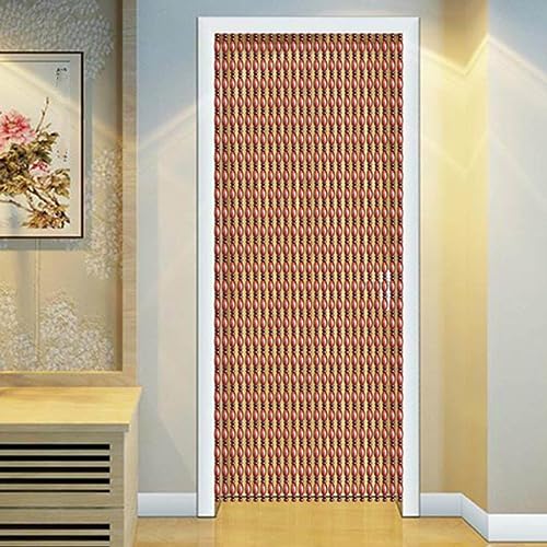 Cortinas de cuentas de madera hechas de materiales seleccionados para decorar interiores 6