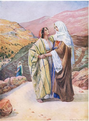 Póster de lienzo de Ruth e Naomi 60x90cm de Robert Payton Reid para decoración de oficina