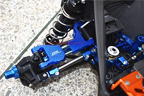 Traxxas 1/10 Maxx 4WD Monster Truck Upgrade Parts Stainless Steel+ Aluminium Supporting Mount With Front / Rear Upper Arms - 14Pc Set Silver
