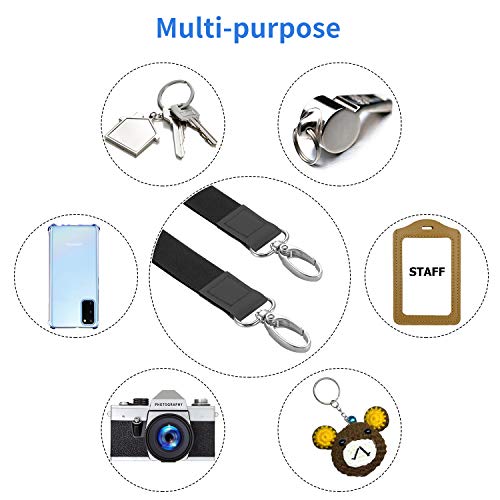 Image of OUTXE Phone Lanyard - 4x Pads, 1x Adjustable Neck Strap, 1x Wrist Strap, Nylon Phone Lanyard Compatible with All Smartphone