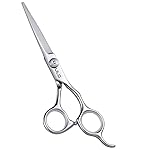 Hair Cutting Scissors, ULG Professional Hair Scissors 6.5 inch Right-Hand Razor Edge Barber Shears Salon Hair Cutting Shears Made of Japanese Stainless Steel, Hand Sharpened Silver