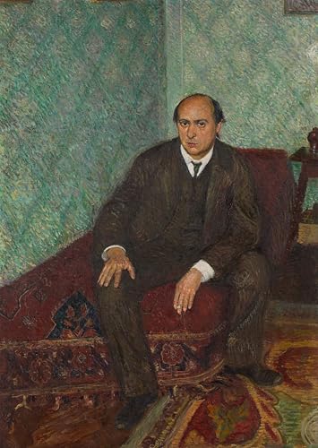 Peinture Affiche Arnold Schönberg par Richard Gerstl, toile d'art premium 60x90