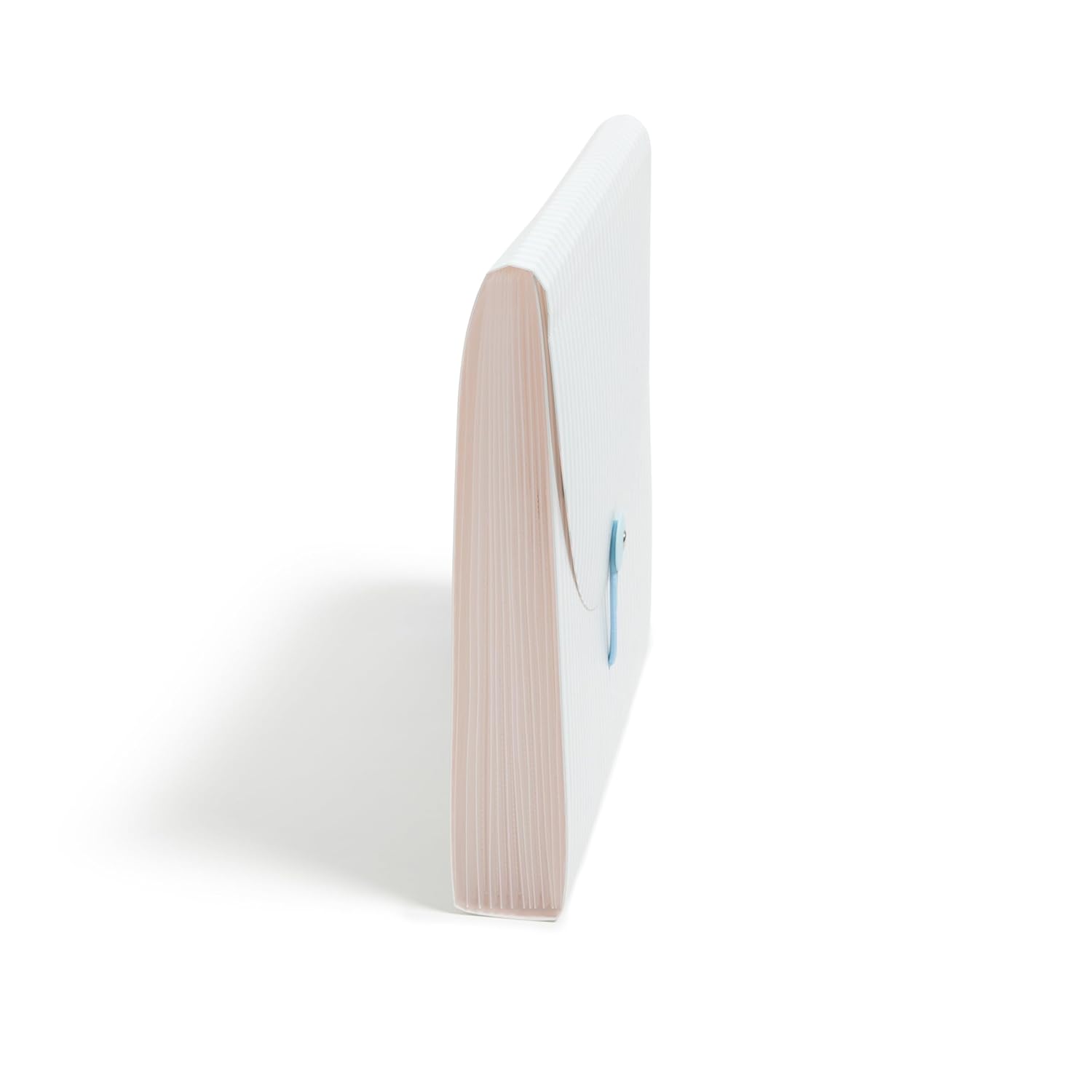 U Brands 13 Pocket Poly Expandable File, 13" x 9.65" x 1.5", Muted Prep Blue Stripes, Letter Size - Image 4