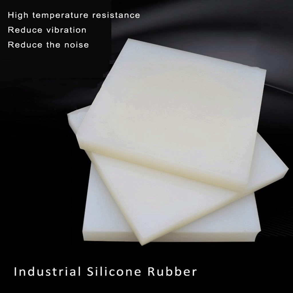 Almohadilla de Amortiguación de la Mesa de Trabajo de Caucho de Mesa para Juntas de Silicona Resistentes Al Desgaste Y a Los Choques/White/200 * 200 * 30Mm