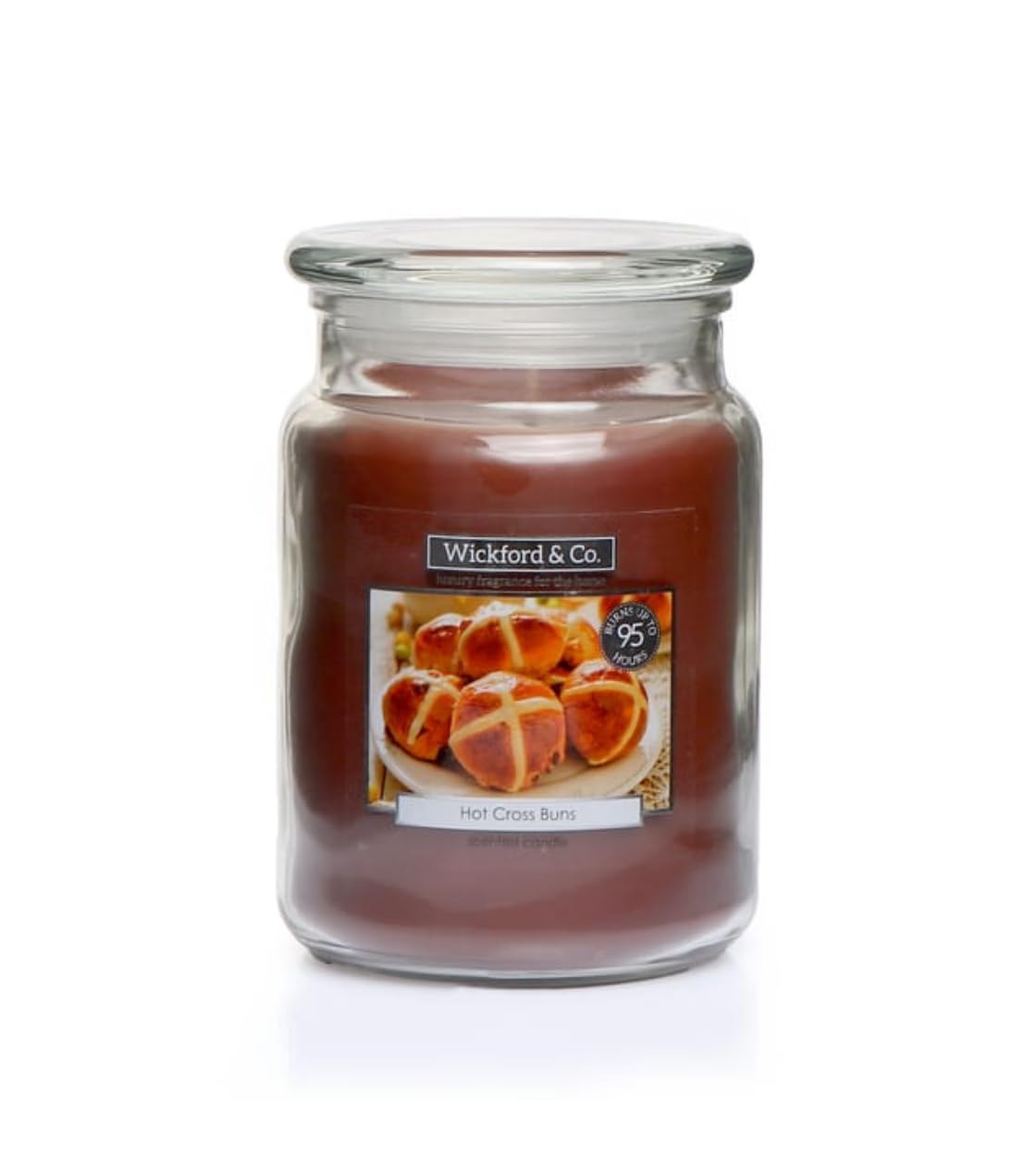 Allglazz Wickford & Co Scented Candle 18oz Hot Cross Buns