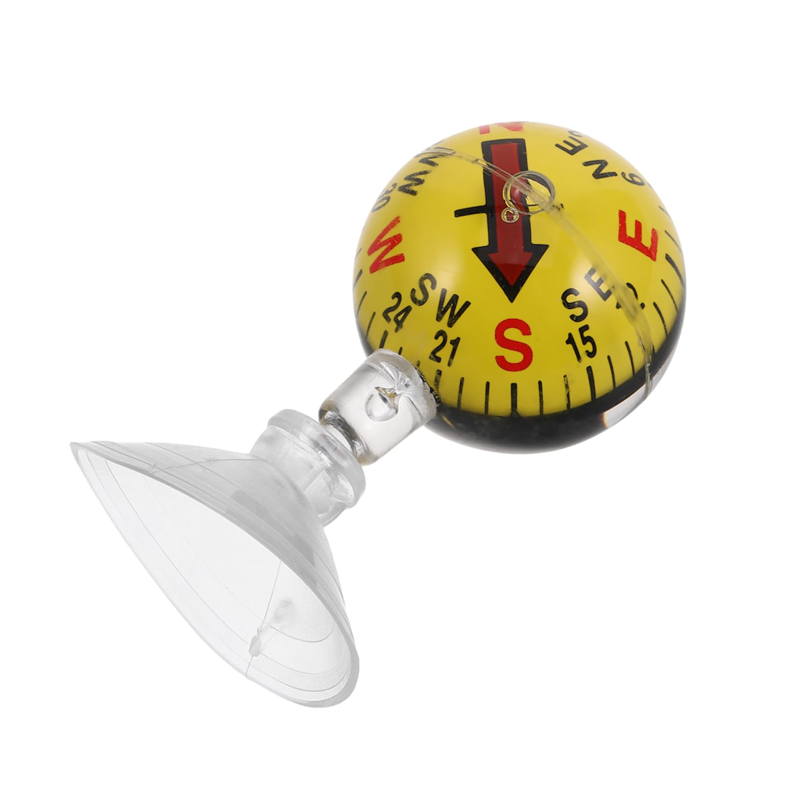 Mikinona Marine Compass for Car Auto Dashboard Compass with Suction Cup for Travel