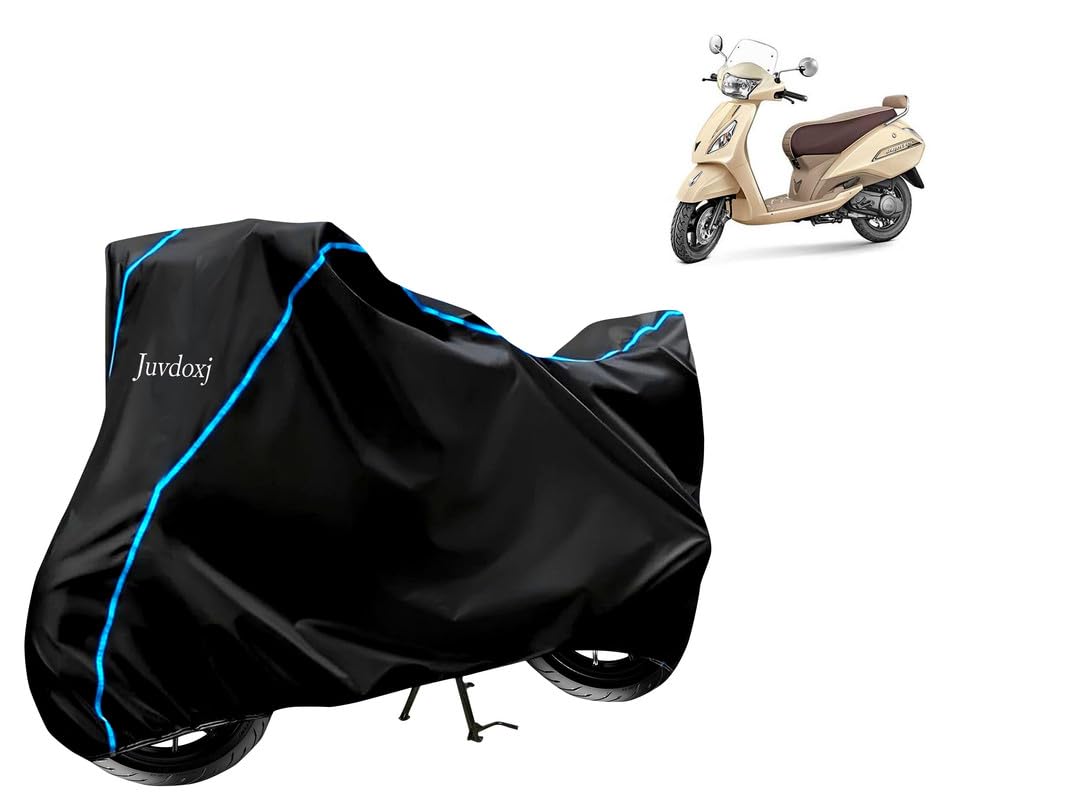 See full amazon price history chart for Juvdoxj - Bike Cover Water Resistant Compatible with TVS Jupiter 125 Bike Cover with Elastic and Belt Bukle Lock with Stripe Piping Design (Black and Blue) Juvdoxj - Bike Cover Water Resistant Compatible with TVS Jupiter 125 Bike Cover with Elastic and Belt Bukle Lock with Stripe Piping Design (Black and Blue) (B0DD4F3HL7) Amazon Price History, Amazon Price Tracker