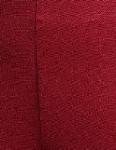 Image of BIBA Cotton Blend Solid Regular Casual Pants