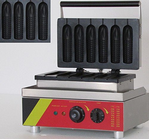 Generic Commercial Use Nonstick 110v 220v Electric 6-cavity Corn Dog Maker
