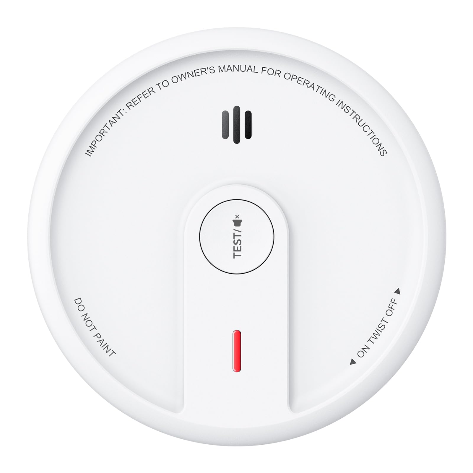 X-Sense Rauchmelder 10 Jahre Batterie, kompakter Feuermelder mit LED-Anzeige & Stummschalt-Taste, XS0E-SN, 1 Stück