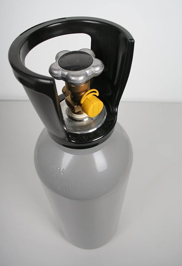 Gasfritzen 6 kg CO2 Stahlflasche Flasche GEFÜLLT mit Lebensmittel ...