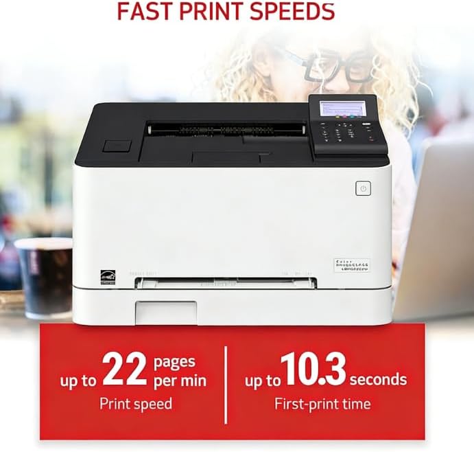 LBP632cdw Printer Consumer Electronics with Display Screen, Copy Scan Fast Printing, Suitable for Home and Office