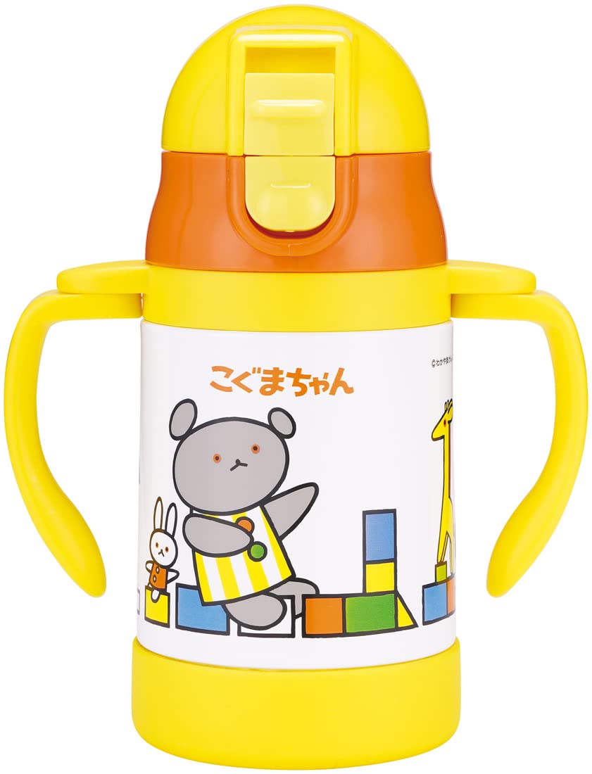 Amazon | スケーター 両手 ストロー付き ステンレス 水筒 ベビーマグ