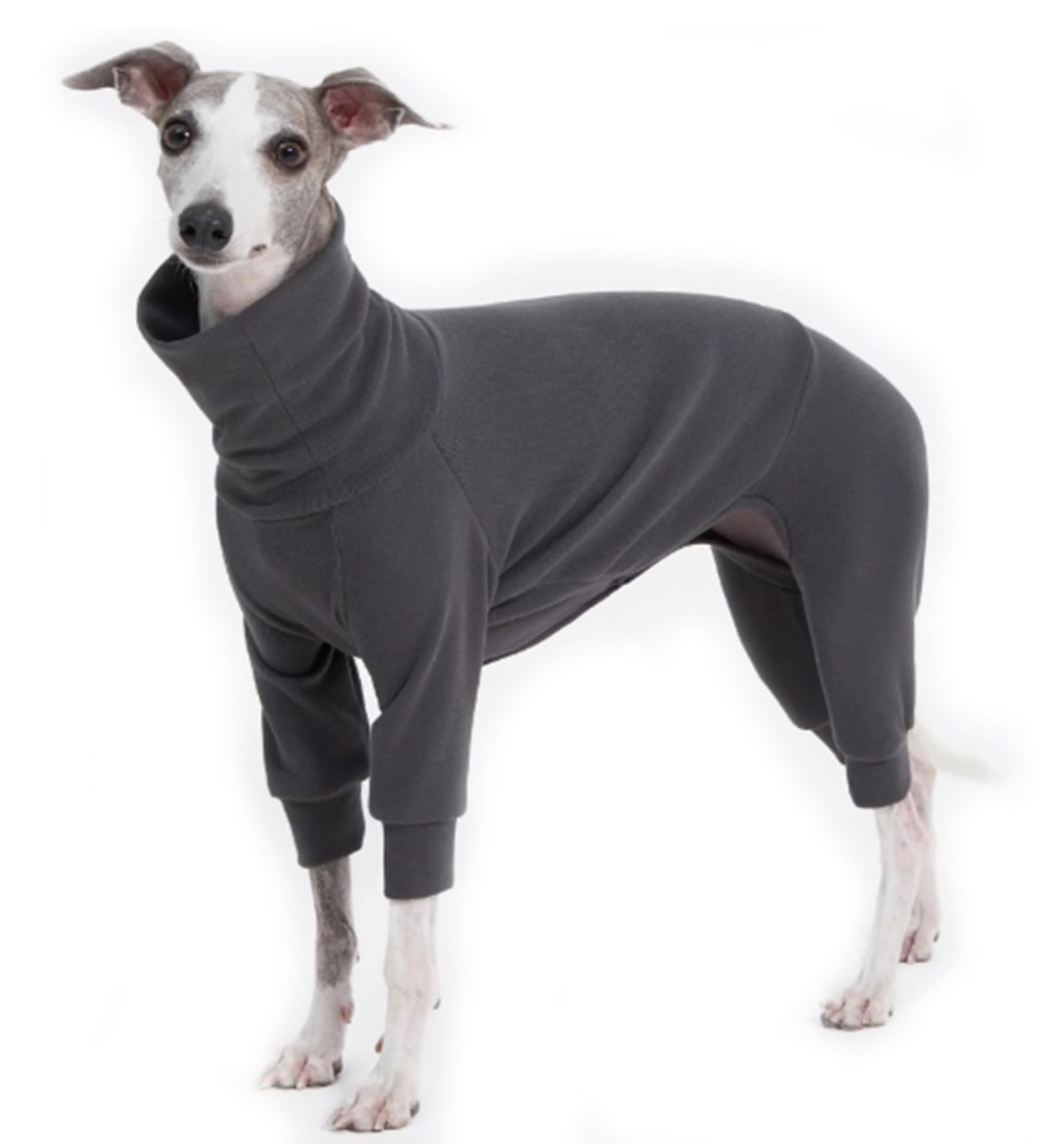 Kuscheliger Baumwoll-Einteiler Hundebekleidung Hundemantel Fleece Für Italienische Windhunde, Whippets, Superweicher, Warmer Schlafanzug Und Overall
