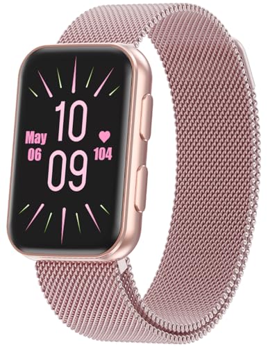 Image of MorePro Health Fitness Tracker for Women Men, 24 /7 Heart Rate Blood Pressure & Oxygen Monitoring, Sleep Tracker, 100+ Sport Modes Smart Watch, IP68 Waterproof, 2 Bands, Compatible Android iOS