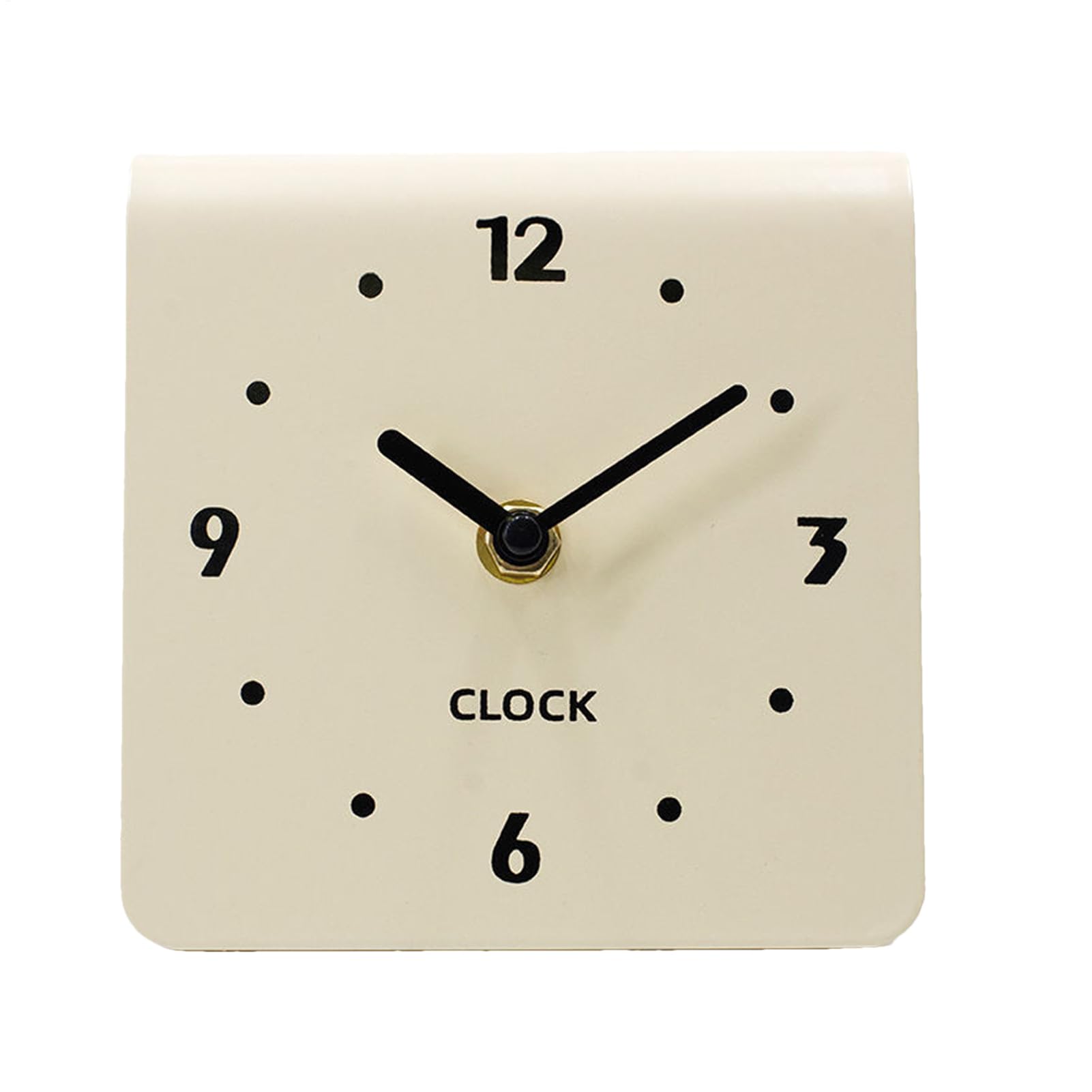 Reloj de Mesa Analógico Silencioso Moderno para Sala de Estar y Oficina