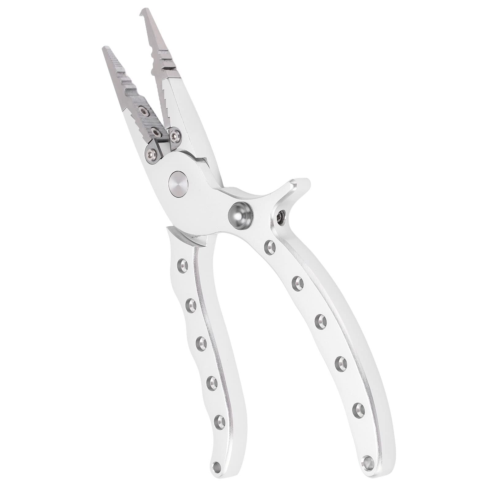 Changor Pinze da Pesca in Acqua Salata Ergonomiche in Alluminio Resistente per gli Appassionati di Pesca, Strumenti da Multifunzione, 1 Confezione