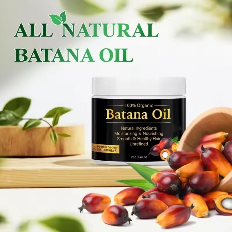 Miniatura 4 de Batana - Aceite de batana natural puro para el crecimiento del cabello, aceite de batana crudo sin refinar para un cabello visiblemente más grueso y