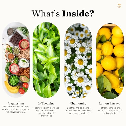 Image of Her Highness CALM Stress Relief Gummies for Women | 30 Gummies | Magnesium, L-Theanine, Chamomile | Stress Support, Emotional Balance, Focus & Relaxation | No Added Sugar | No Added Preservatives | 100% Veg | Cherry Flavour