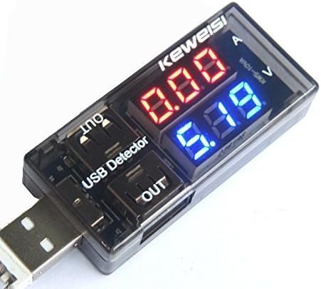 AihasdUSB Power Meter Multimeter, Digital Voltmeter Ammeter Voltage Current Tester for USB Devices