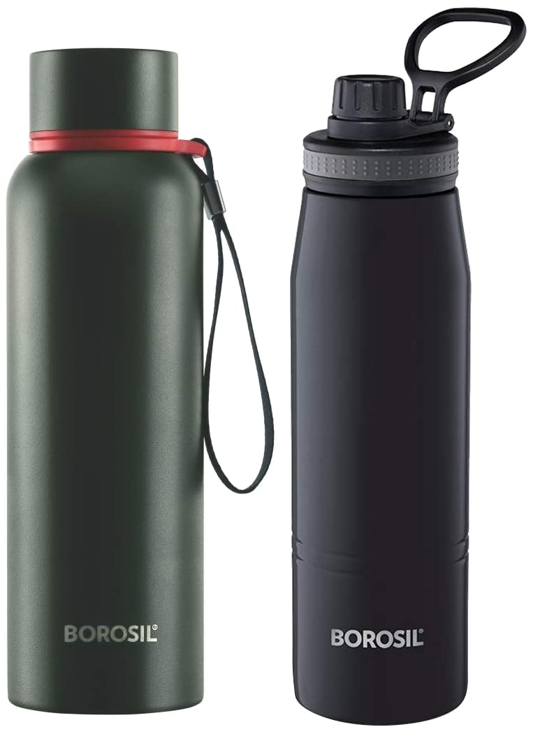 Borosil Stainless Steel Hydra Gosports Vacuum Insulated Flask