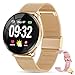 GOKOO Reloj Inteligente Mujer Smartwatch Bluetooth Rastreador de Fitness Pulsómetros Monitor de Sueño IP67 Impermeable Reloj Deportivo Compatible con Android iOS.