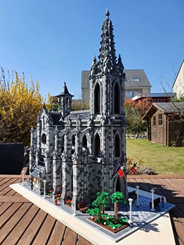 TIOL Epischen Gotische Kathedrale Bausteine Modell, MOC-29962 Architektur Groß Gebäude Modellbausatz 22007… – Bild 4