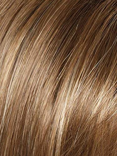 Laine Wig Color Maple Sugar - Noriko Wigs 14" Long Sleek Straight Layers Razored Edges Synthetic Mid-Back Length Average Basic Cap Bundle MaxWigs Hairloss Booklet