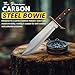 SZCO Full Tang Bowie Fixed Blade Hunting Knife 15 inch - Buck Knife with Leather Sheath for Men - Firm Grip Handle, Brass Guard with Carbon Steel Clip-Point Blade Knifes for Camping, Outdoor