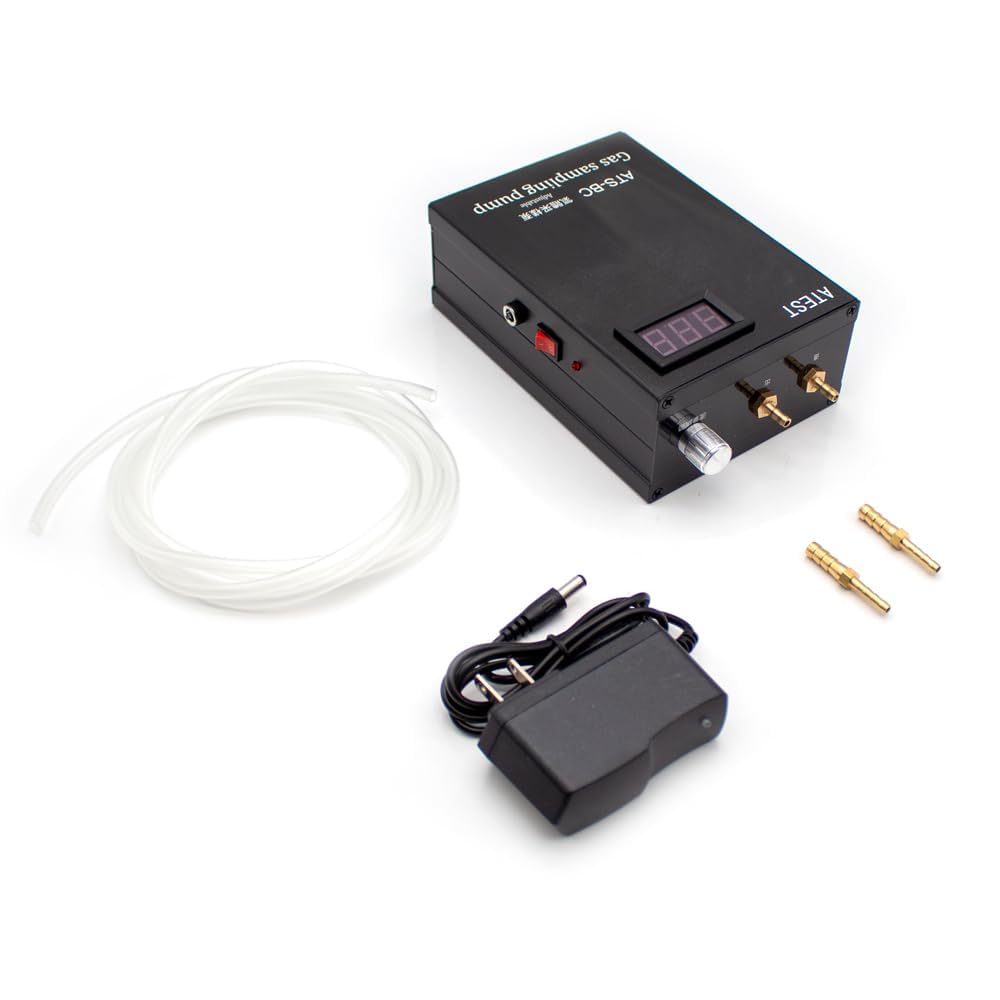 Rechargeable Digital Display 0.2-4L Flow Adjustable Non-Methane Gas Sampler Portable Vacuum Gas Sampling Pump