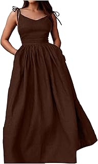 Vestido elegante para mujer, cuello en V, sexy, espalda descubierta, cintura alta, moda de verano
