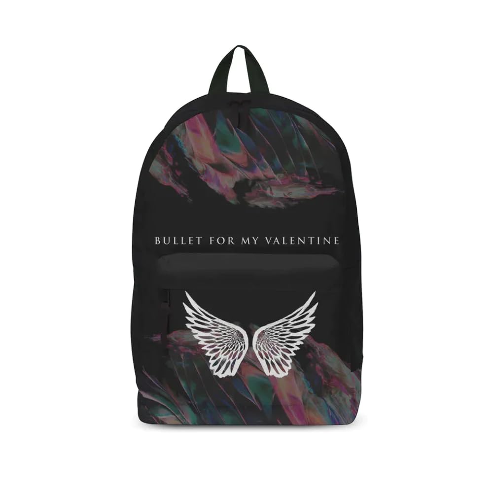 Bullet For My Valentine Unisex Black Wings 1 Backpack 100% Polyester,