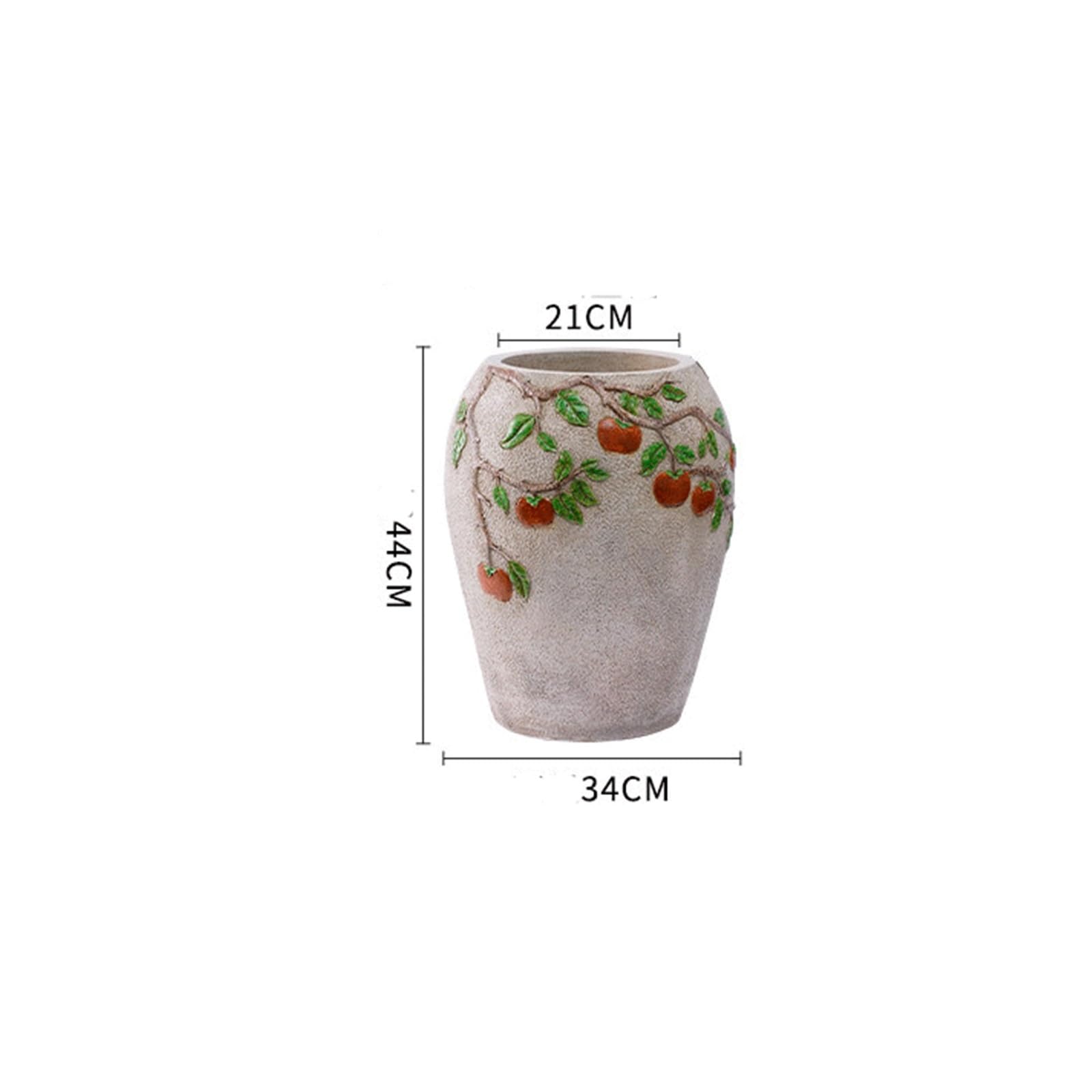 HLHLOP777 Pot de Fleurs Jardinières créatives en résine, idéales for Les Jardins et patios extérieurs, Ainsi Que for Grandes Plantes Plantes de la Maison, succulentes, Fleurs(Moyen)