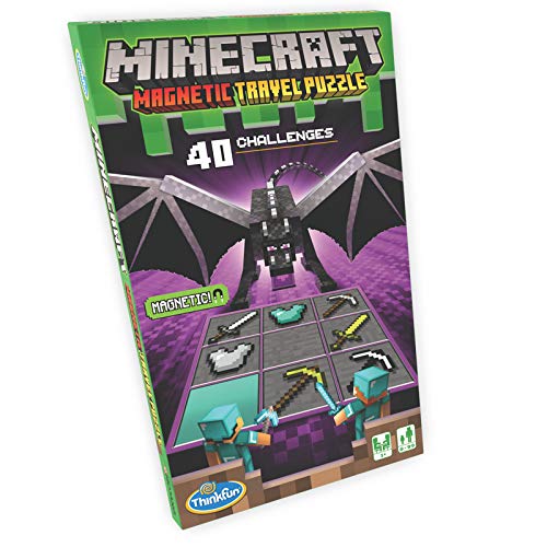 Thinkfun Minecraft Magnetic Travel Puzzle Logic Game & Stem Toy For Kids Ages 8 & Up #TOP1