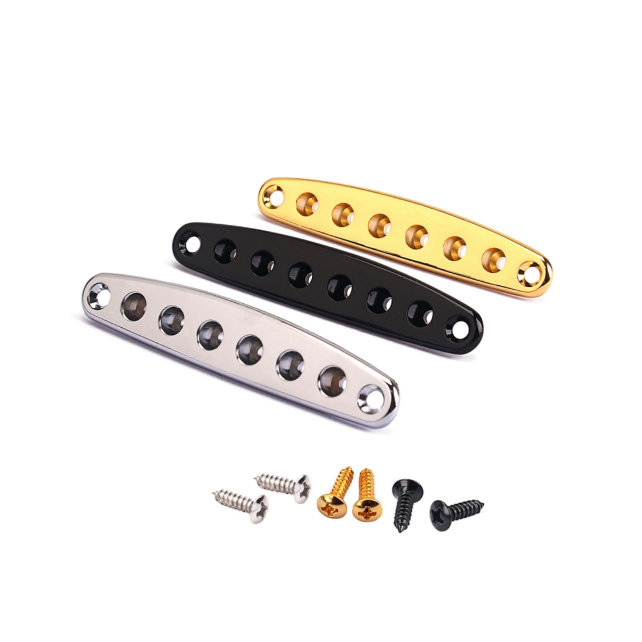 ibasenice Electric Guitar String Ferrules Set Bass Guitar Parts Large Thick Design Gea01