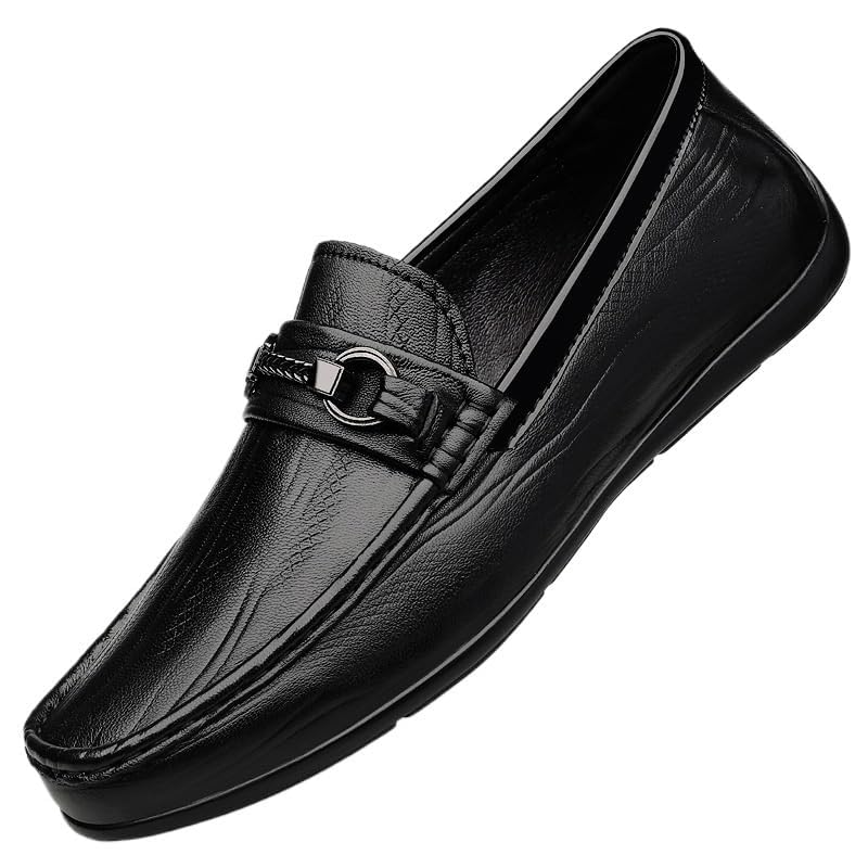 Men's Dress Slip-On Oxfords Shoes Men Flexural Leather Fashion Sneakers for Men