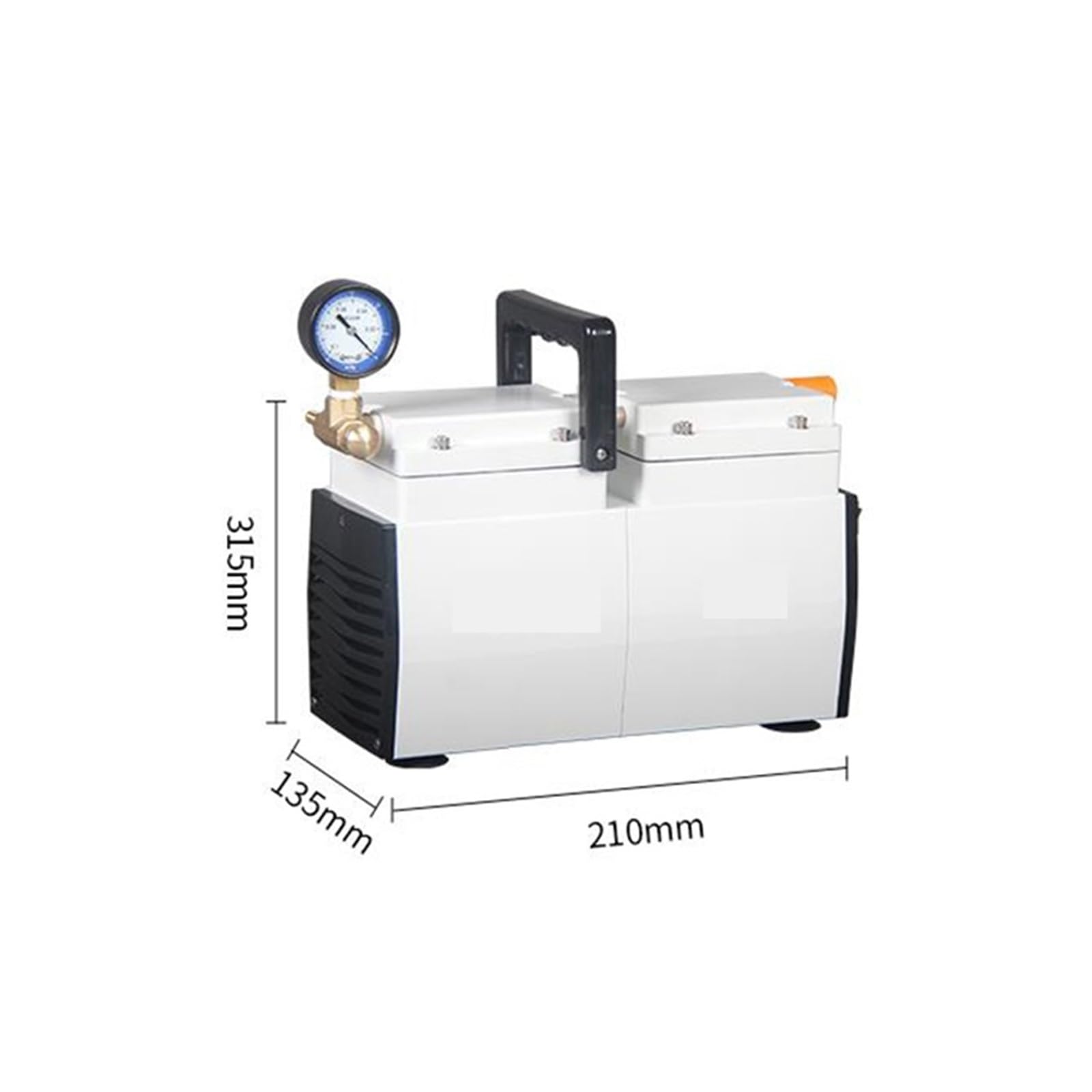 Vakuumpumpe Vakuumpumpe, ölfreie Membran-Vakuumpumpe, positiver und negativer Druck, kleine tragbare Labor-Saugfilter-elektrische Luftpumpe(LC-85)