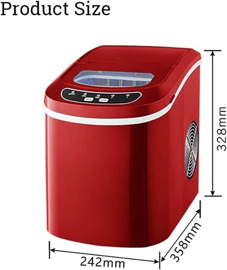 Household Mini Ice Maker, Automatic Ice Maker, Countertop Ice Maker, Kitchen Household Transparent Ice Cubes on Fridge.com