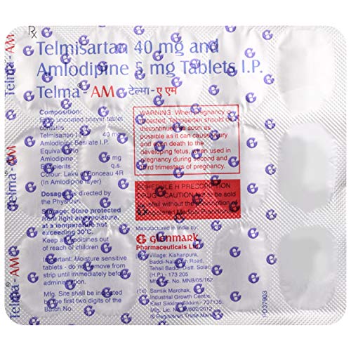 Image of Telma - AM - Strip of 15 Tablets