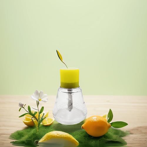 Miniatura 2 de Botella dispensadora de vidrio transparente vacía de 6.1 fl oz6 onzas para esmalte de uñas, contenedor de bomba de alcohol recargable con tapa,