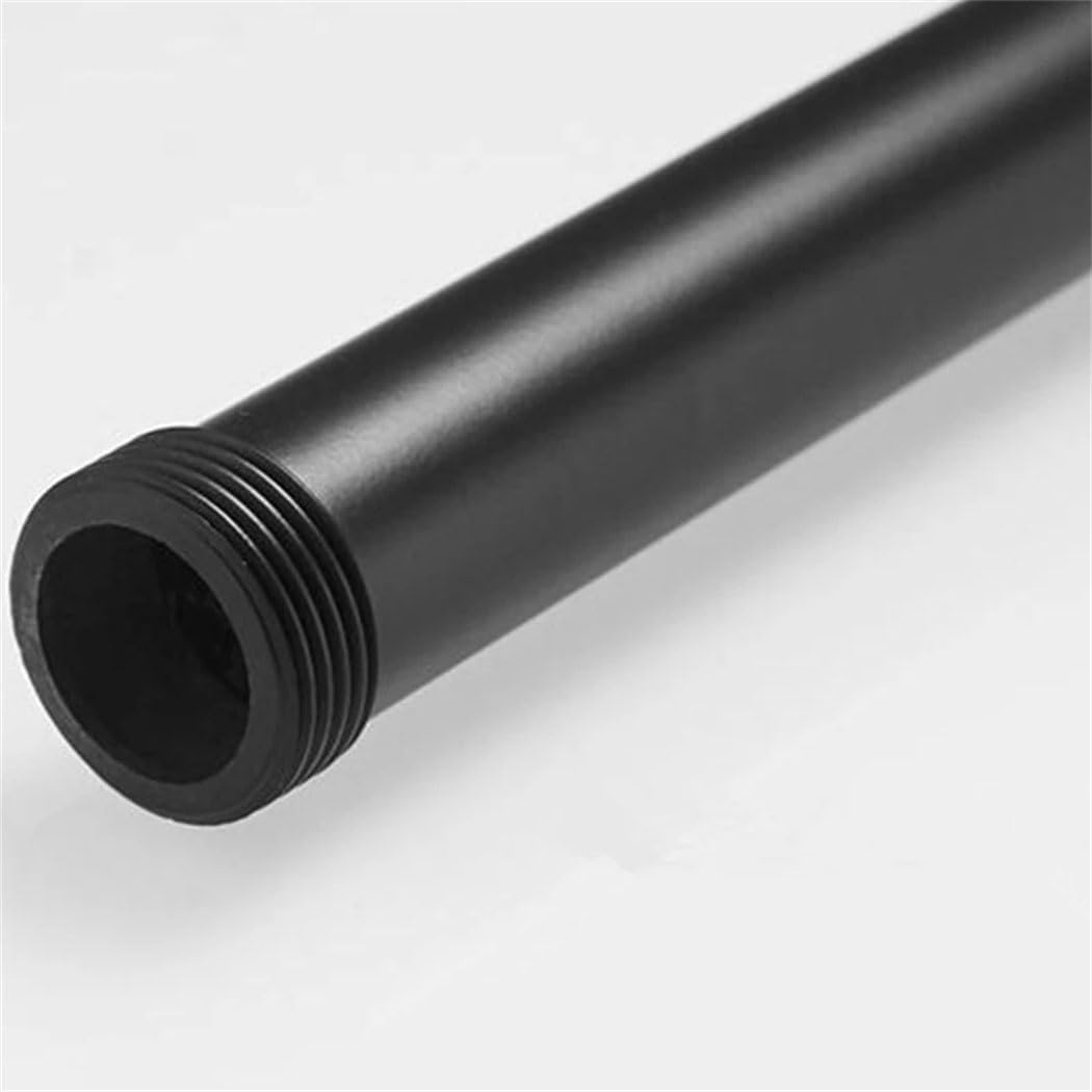 Black Shower Extend Pipe 30Cm Length Shower Mixer Pipe Brass Shower Pipes Bath