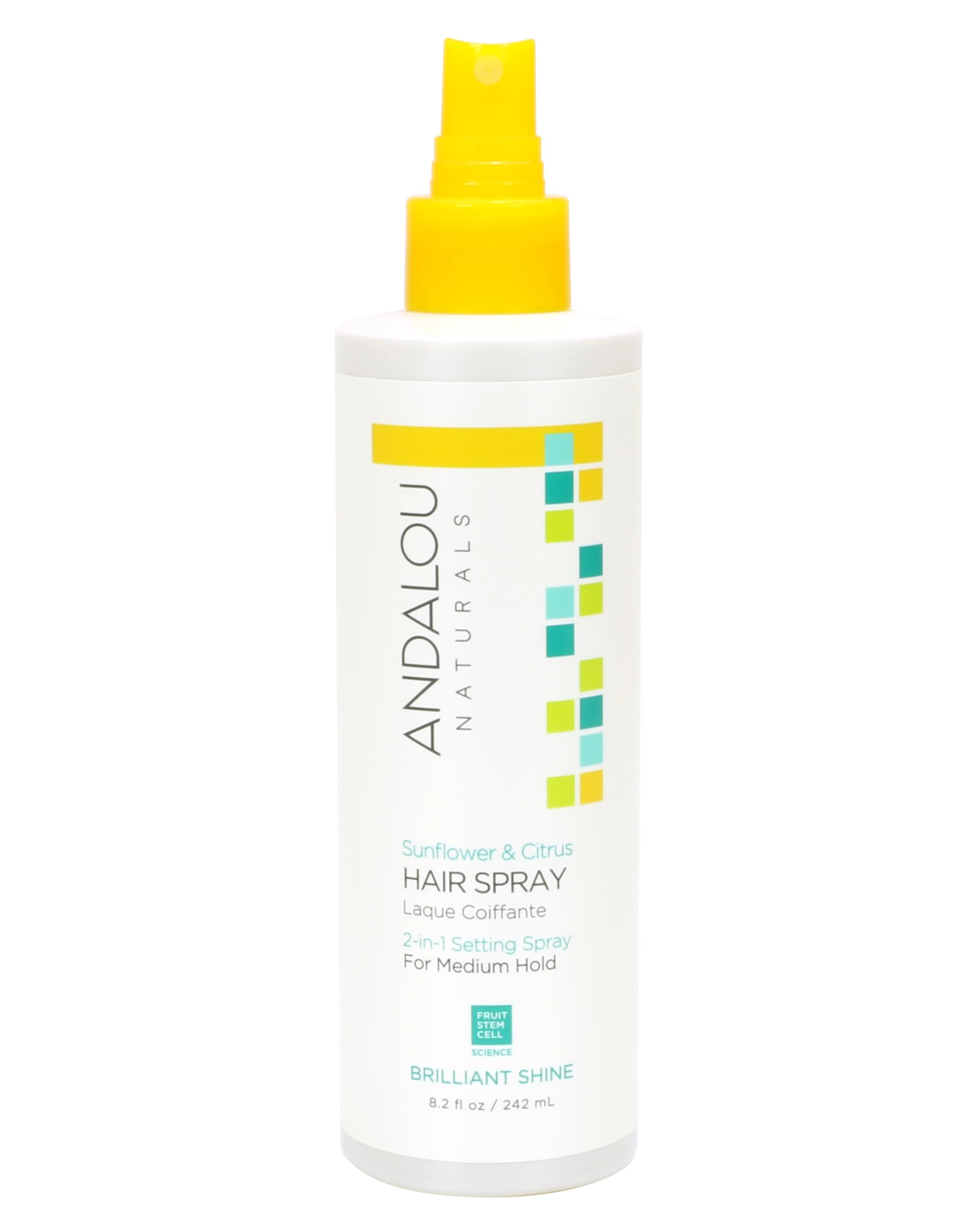 Andalou Naturals Perfect Hold Hair Spray Sunflower Citrus 8.2 Ounce