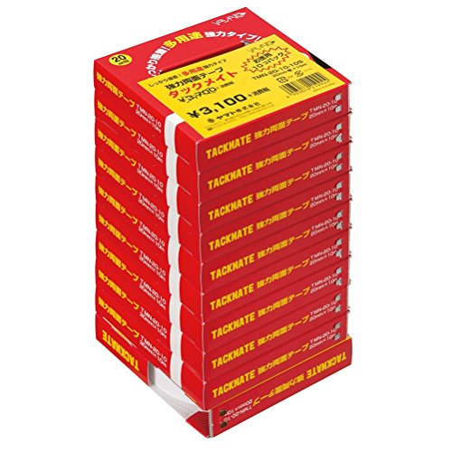 ヤマト 両面テープ タックメイト 10個パック 20mm×10m TMN-20-10-10S