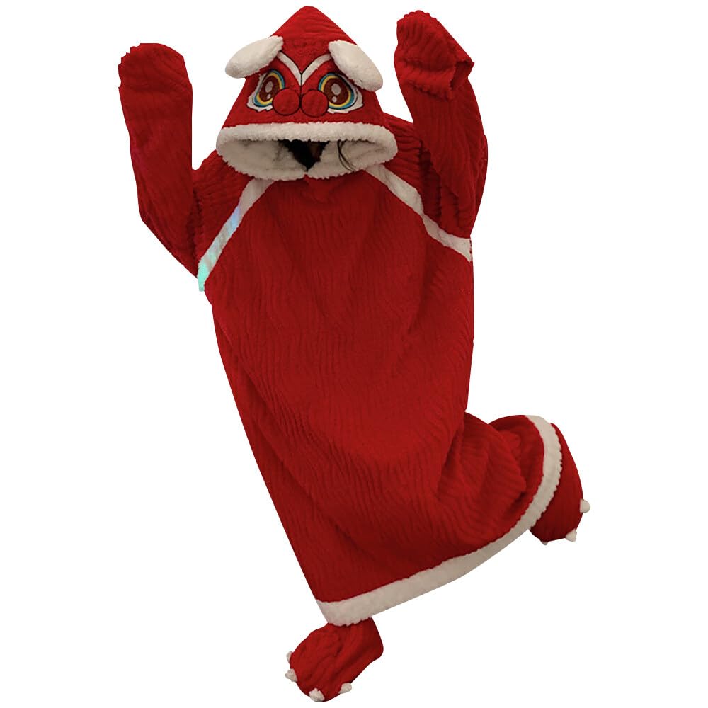 FAVICOVID Adult Onesie for Women Cartoon Lion Onesies Pajamas Christmas Halloween Cosplay Costume