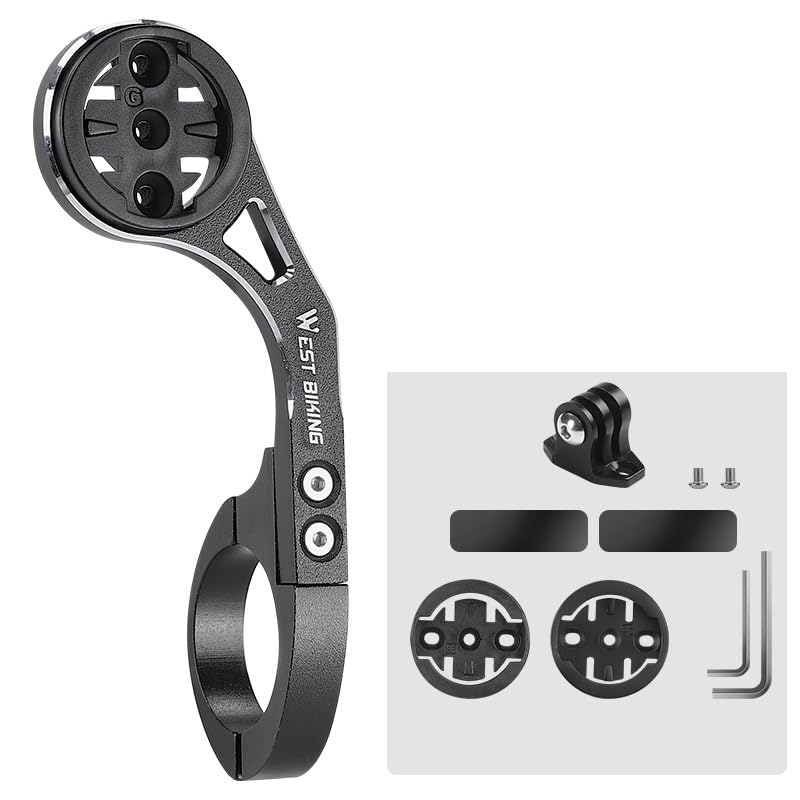 XBERSTAR Bike Computer Mount, Bike GPS Computer Camera Light Mount Holder Bracket for Garmin/FOR Wahoo Edge (Upper Fixed bracket)