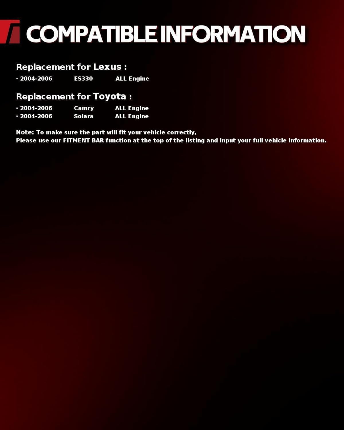 Torchbeam Front Struts Complete Assembly Automotive Replacement for Toyota Camry 2004-2006, Lexus ES330 2004-2006, Toyota Solara 2004-2006 172205/172206 2 PCS