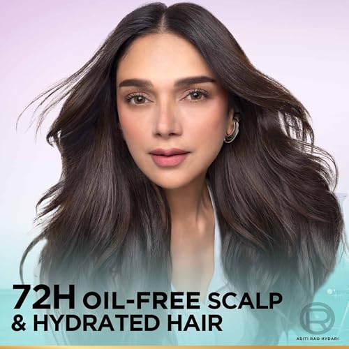 Image of L'Oreal Paris Hyaluron Pure 72H Purifying Shampoo, For oily scalp & dry hair with salicylic and hyaluronic acid, 340 ml