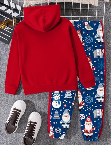 Image of Boys Clothes Boy Outfits 2-Piece Long Sleeve Hoodie and Camouflage Pants Boys Fall Winter Clothes for 6-16 Years